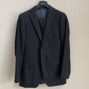 Indochino Black Wool Suit